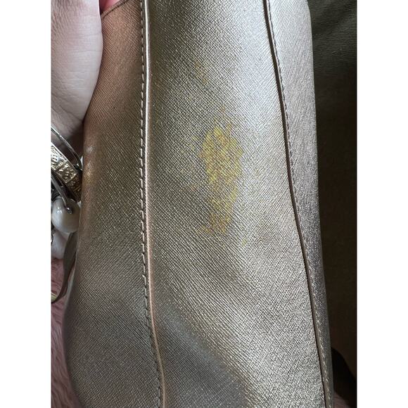 Gold Michael Kors Jet Set Tote - Picture 9 of 16